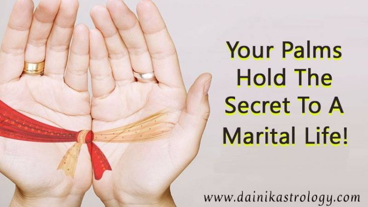 Palmistry tells whether married life will be happy or unhappy